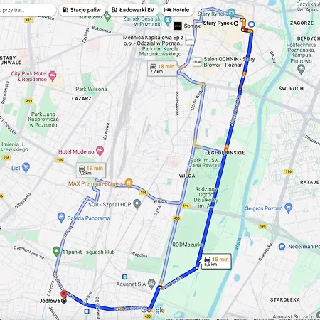 Apartmán Swierczewo, Jodlowa Poznaň