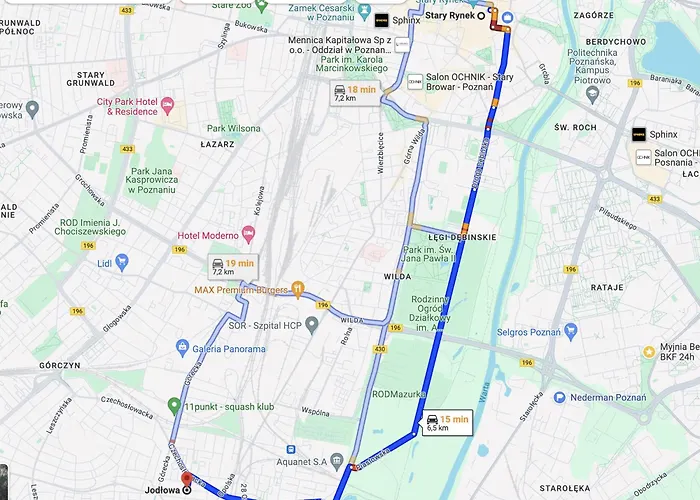 Apartmán Swierczewo, Jodlowa Poznaň